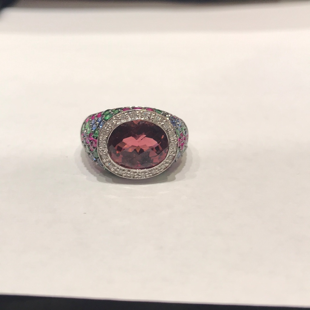 Quartz Diamond Ring